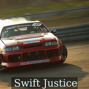 British Drift Championship driver Adam Simmons and his JZ-powered R33 visiting the Norfolk Arena Drift Team at Swaffham Raceway.