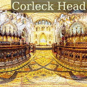 An equirectangular 360×180 degree view of the choir of the nave of St. Patrick's Cathedral in Dublin, Ireland. Today is Saint Patrick's Day.