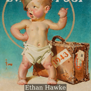 A previously unpublished illustration intended for the Saturday Evening Post's 1943 New Year's edition. It was never used due to publisher demands that the illustrator, J.C. Leyendecker, create a more optimistic and patriotic cover that was sensitive to the families of American soldiers. It was publicly shown for the first time in 2020 as part of an auction.