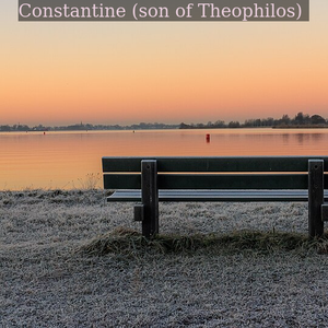 Sun rises over a wintry landscape. Location, Langweerderwielen (Langwarder Wielen) and surroundings.